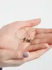 Серебряный серьги женские кольца/гвоздики/подвески