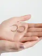 Коричневый серьги женские кольца/гвоздики/подвески