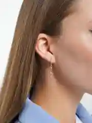 Серый серьги женские кольца/гвоздики/подвески