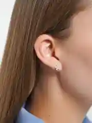 Багровый серьги, каффы, цвет золотой