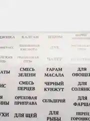 Прозрачный наклейки стикеры на баночки контейнеры коробочки для специи и приправы для кухни
