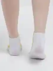 Белый носки с принтами