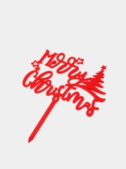 Топпер на торт "Merry Christmas"