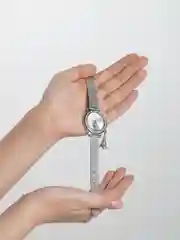 Серебряный женские наручные часы с Эйфелевой башней