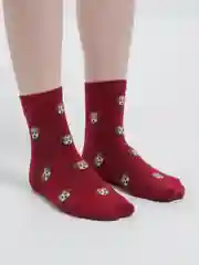 Багровый носки унисекс