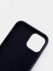 Темно-синий чехол Silicone Case для iPhone 12, 12 Pro с открытым низом