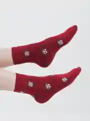 Багровый носки унисекс