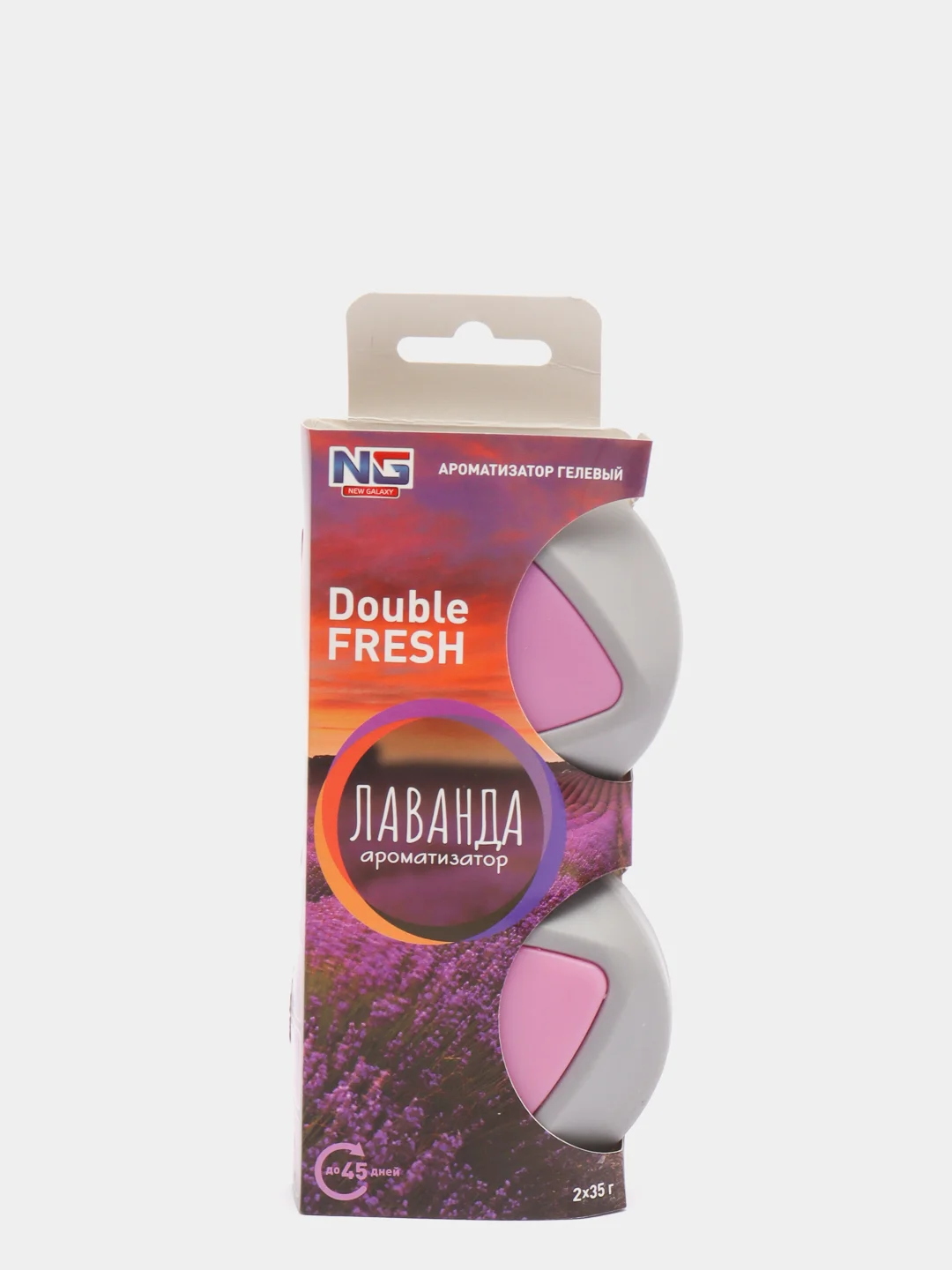 Ароматизатор гелевый Double fresh (2 шт)