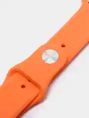 Светло-оранжевый ремешок для Apple Watch, силиконовый