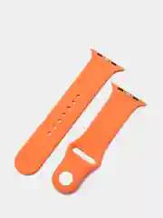 Светло-оранжевый ремешок для Apple Watch, силиконовый