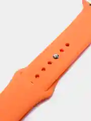 Светло-оранжевый ремешок для Apple Watch, силиконовый