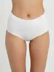 Белый бесшовные женские трусы брифы
