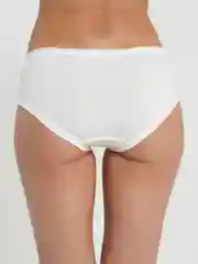 Белый женские хлопковые трусы слипы
