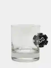 Черный стакан "Whiskey Poker" 300 мл в подарочном футляре (TUBE)