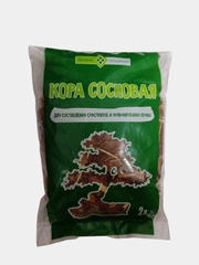 Кора сосны, сосновая 2 л для составления субстратов и мульчирования почвы