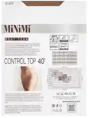 Черный колготки CONTROL TOP, 40 / 140, утяжка