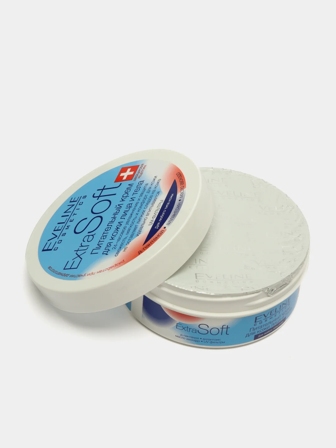 Eveline Cosmetics Extra Soft Крем ПИТАТЕЛЬНЫЙ для лица и тела любого типа кожи, 200 мл