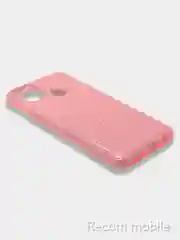 Розовый чехол блестящий Samsung Galaxy M20, M21, M30s, M31, M51 накладка c блёстками