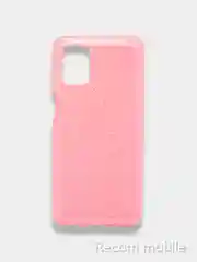 Розовый чехол блестящий Samsung Galaxy M20, M21, M30s, M31, M51 накладка c блёстками