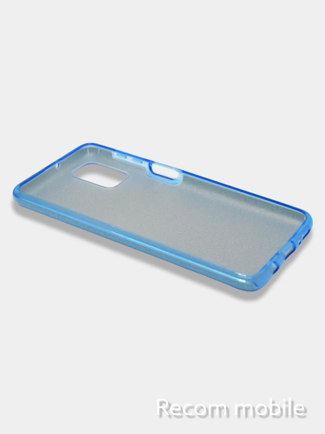 Лавандовый чехол блестящий Samsung Galaxy M20, M21, M30s, M31, M51 накладка c блёстками