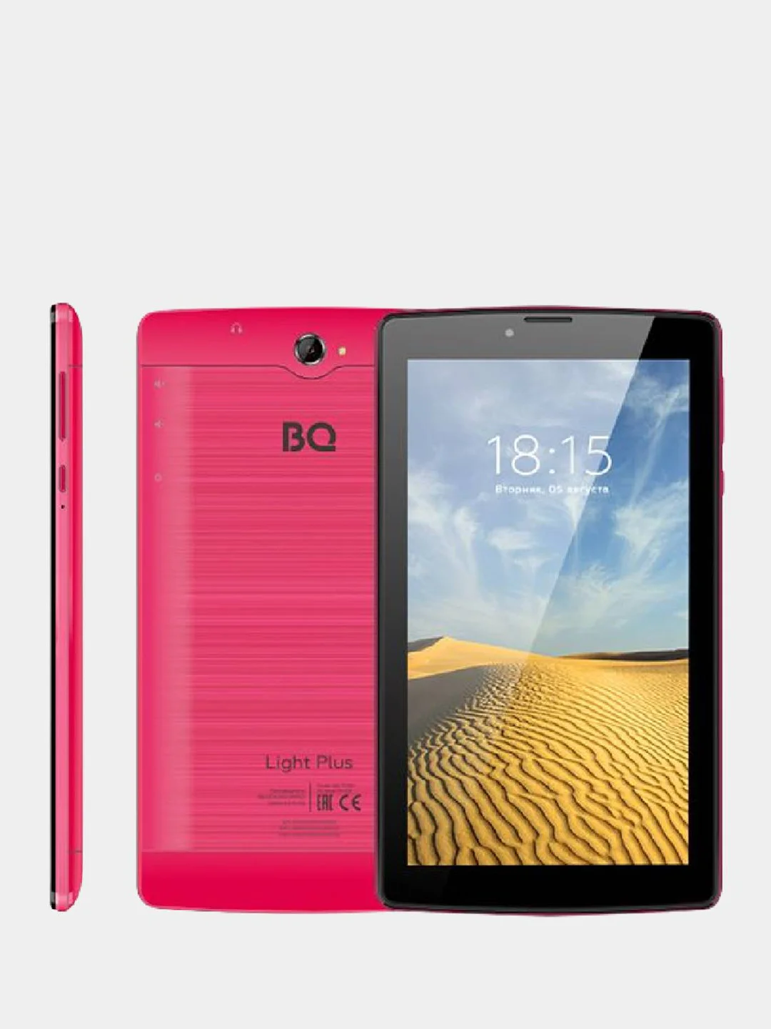 Красный планшет BQ 7038G Light Plus 2/16 GB, 4-ядерный процессор