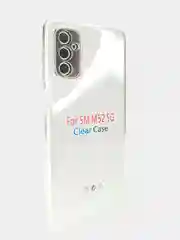 Шоколадный чехол Samsung Galaxy A12 / M52 / S22 / M12 прозрачный силиконовый с защитой камеры