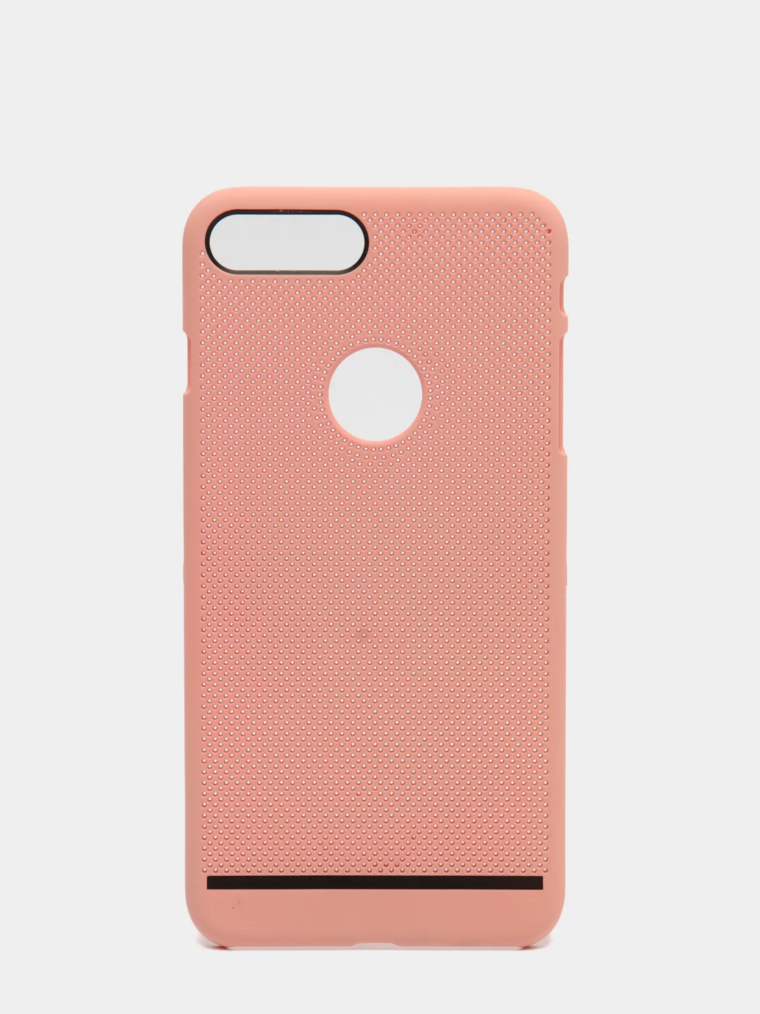 Розовый iphone 7+ / 8 Plus чехол пластиковый с перфорацией
