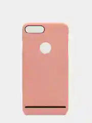 Розовый iphone 7+ / 8 Plus чехол пластиковый с перфорацией
