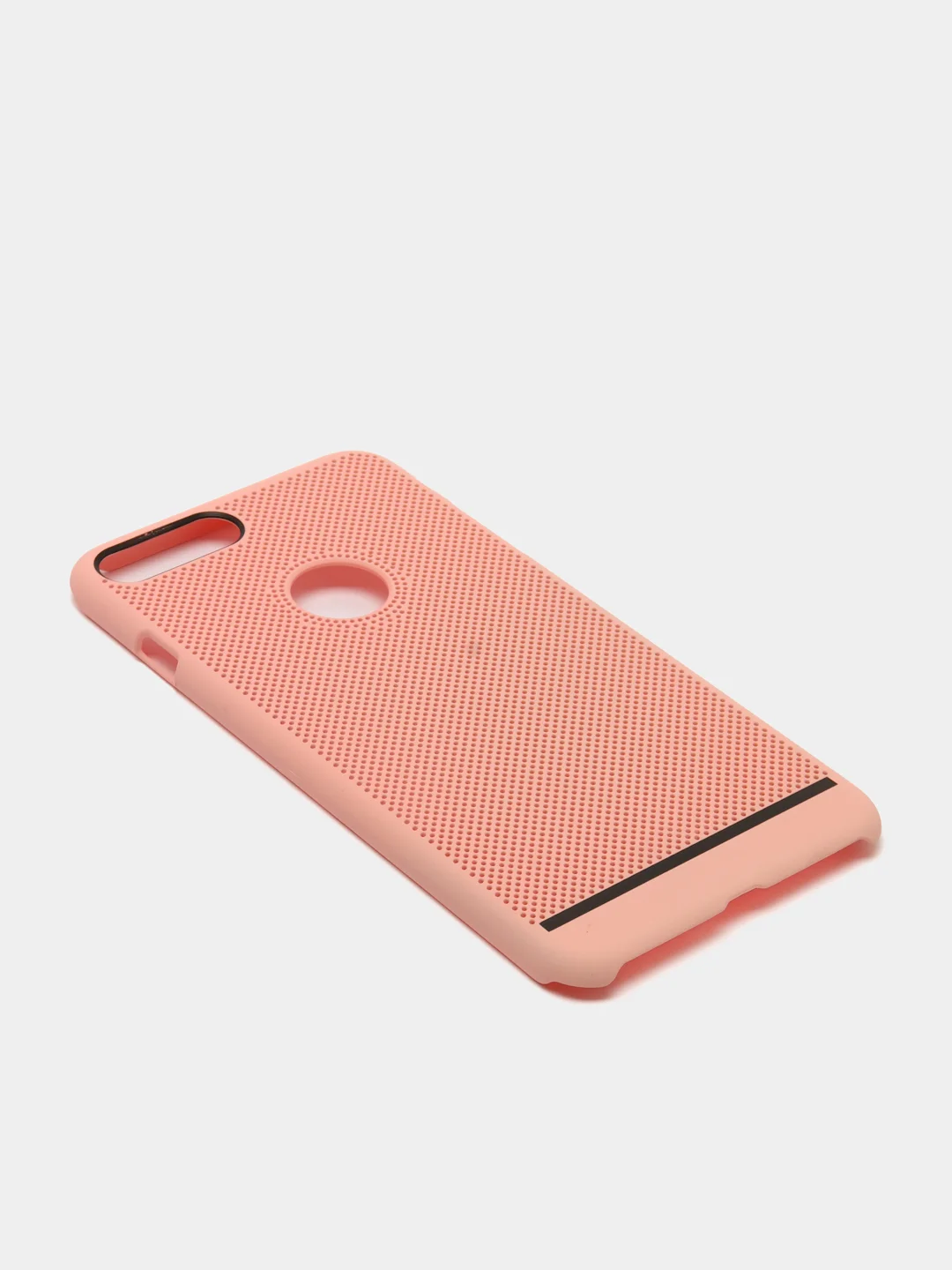 Розовый iphone 7+ / 8 Plus чехол пластиковый с перфорацией