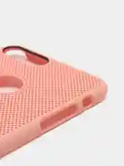 Розовый iphone 7+ / 8 Plus чехол пластиковый с перфорацией