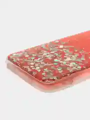 Красный чехол пластиковый iPhone 11 Pro, 11 Pro Max, с блестками