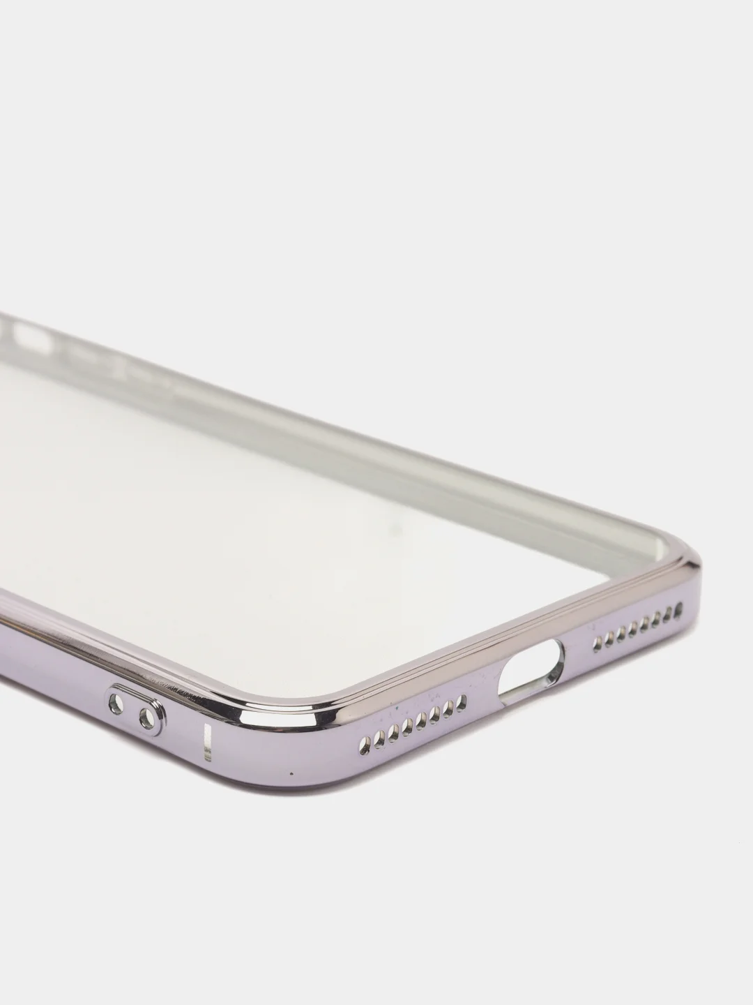 Лавандовый чехол для iPhone 7, 8, SE, X, XS, XR, 11 Pro Max, 12 Mini, Pro Max, с гальваническим покрытием