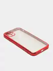 Красный чехол для iPhone 7, 8, SE, X, XS, XR, 11 Pro Max, 12 Mini, Pro Max, с гальваническим покрытием
