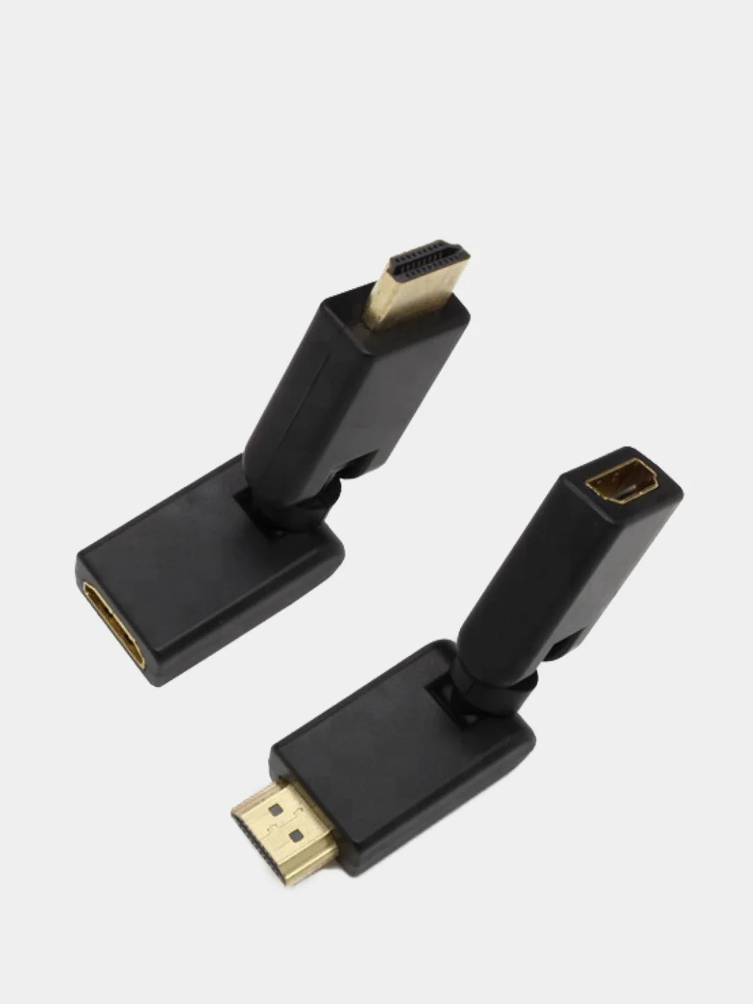 Переходник поворотный на 360 градусов, HDMI вилка и розетка