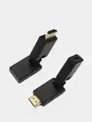 Переходник поворотный на 360 градусов, HDMI вилка и розетка