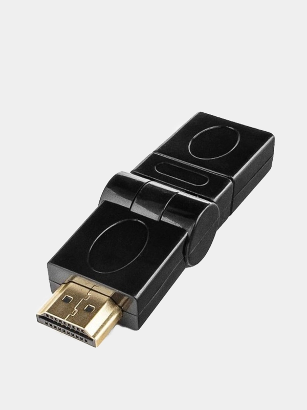 Переходник поворотный на 360 градусов, HDMI вилка и розетка