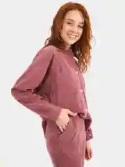 Розовый костюм вельветовый