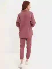 Розовый костюм вельветовый