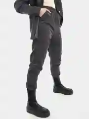 Угольный костюм вельветовый