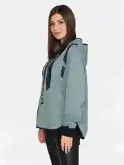 Хаки джемпер женский "Тушь"