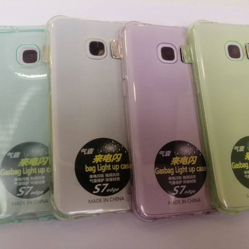 Силиконовый прозрачный  усиленный чехол Samsung S7 Edge/самсунг S 7 EDGE,усиленный силикон