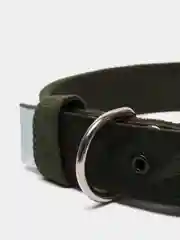 Ошейник брезентовый для собак "Strong Dog" камуфляжный двойной, 65 см, 35 мм