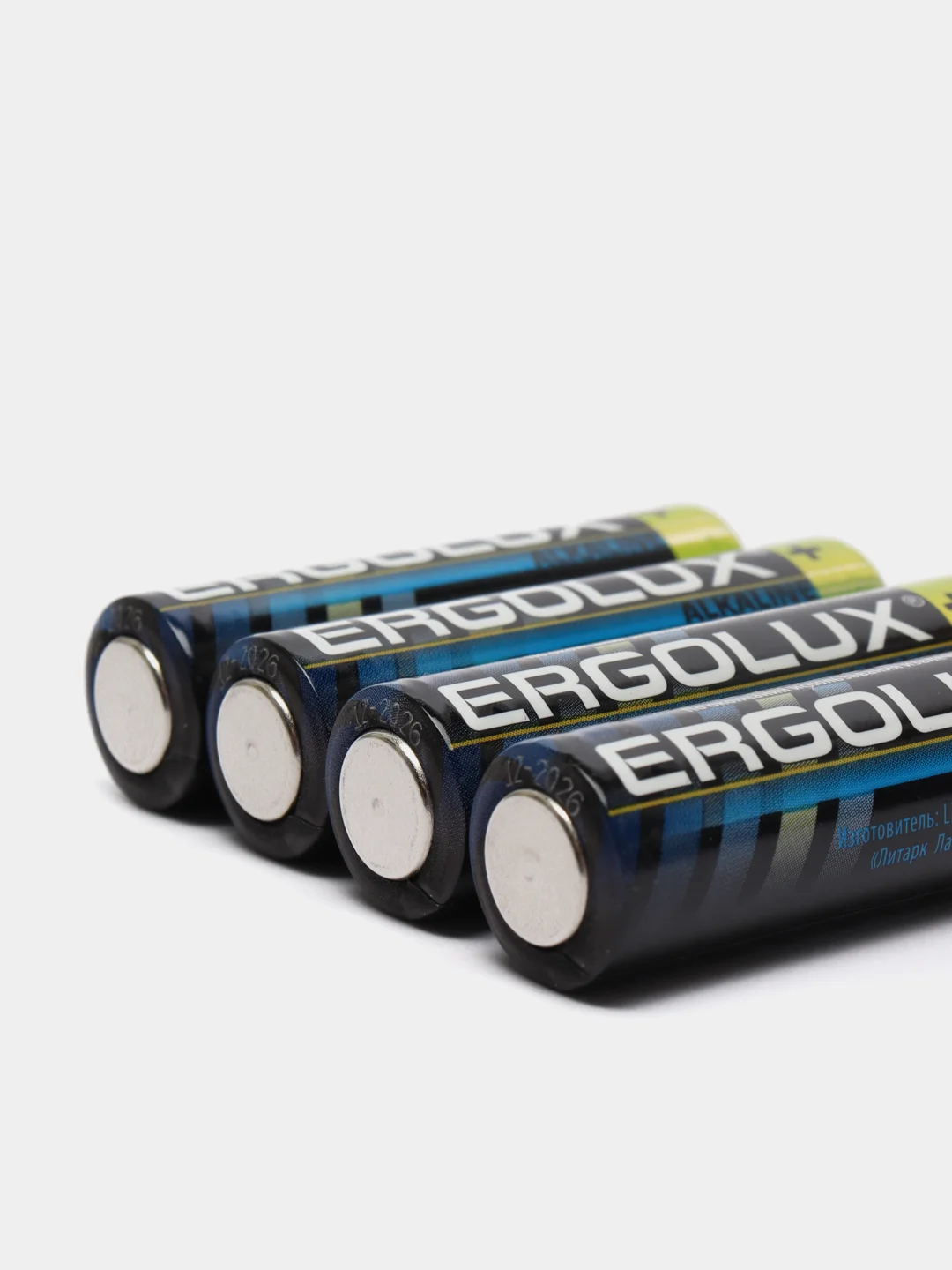 Батарейки алкалиновые Ergolux, пальчиковые АА / LR6, 4 штуки