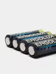 Батарейки алкалиновые Ergolux, пальчиковые АА / LR6, 4 штуки