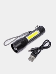 Фонарь аккумуляторный ручной светодиодный Космос KocAc1011Lith с боковой подсветкой