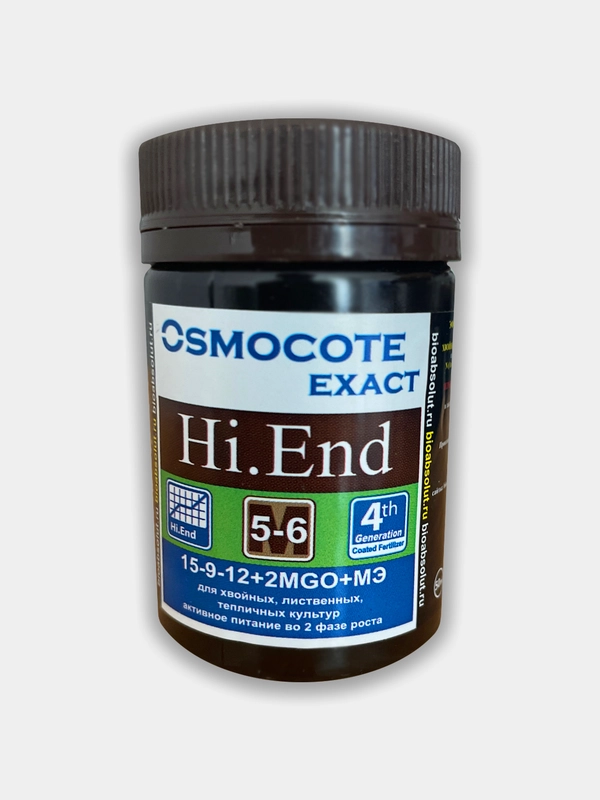 Осмокот exact (Osmocote), 50 мл, Hi End, 5-6 месяцев, NPK 15-9-12+2MGO+МЭ