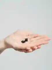 Черный серьги Мишка Гамми (мармеладные мишки)