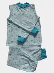 Бирюзовый детская пижама, хлопок