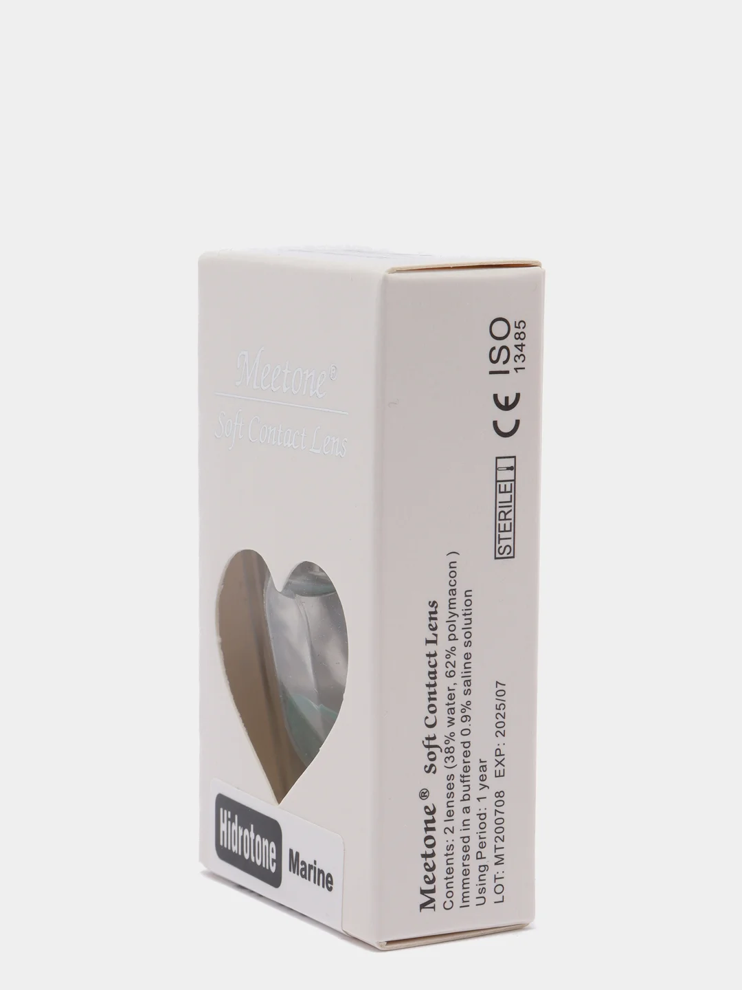 Цветные линзы бирюзовые Hidrotone Marine, 8.6 / 14.5