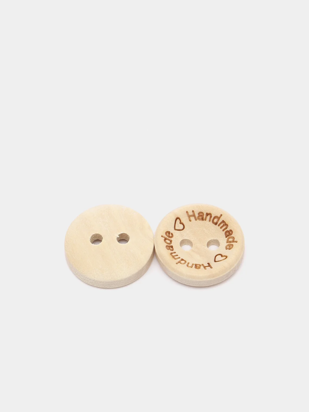 Пуговицы деревянные "Handmade", 15 мм